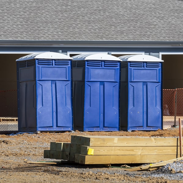 what is the maximum capacity for a single porta potty in Chavies Kentucky